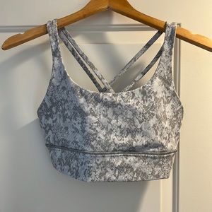 lululemon Long Line Energy Sports Bra size 10